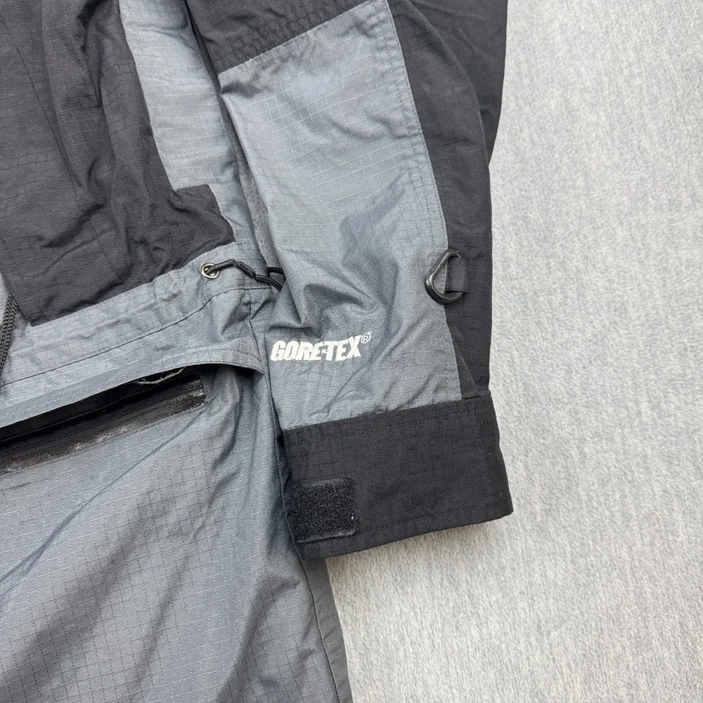 Vintage The North Face Jacket Mens XL Gray Summit Series‎ Ripstop Gore Tex Rain